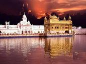 Red Sky over Golden Temple